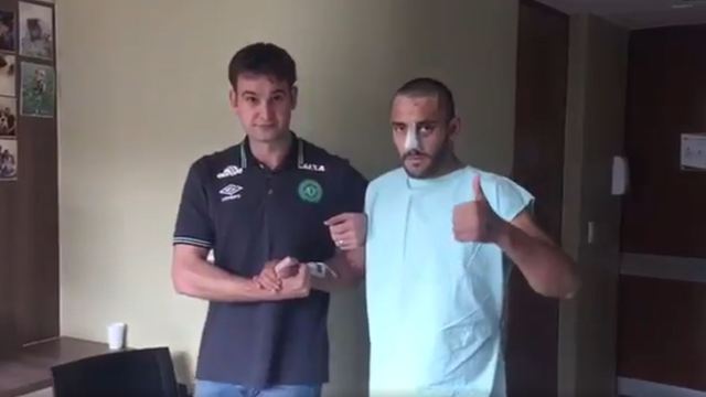 Chapecoense plane crash survivor thanks 'the whole world' for support
