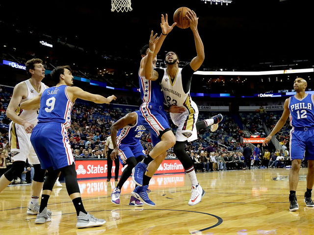 Pelicans become 1st team in 11 months to lose home game vs. Sixers