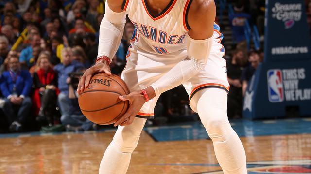 Westbrook ties Jordan with 7th straight triple-double