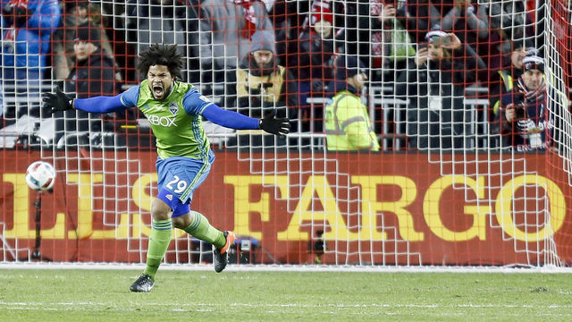 Watch: Seattle's Torres hammers home penalty to secure MLS Cup