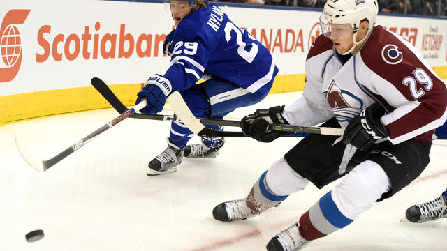 Watch: MacKinnon shakes off busted lip, scores outstanding goal