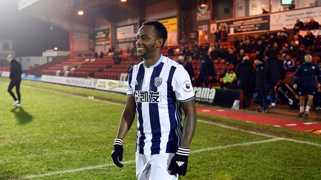Berahino manages 90 minutes in West Brom's Under-23 match