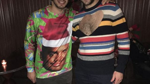 Flyers' Del Zotto, Manning don amazingly hideous Christmas sweaters
