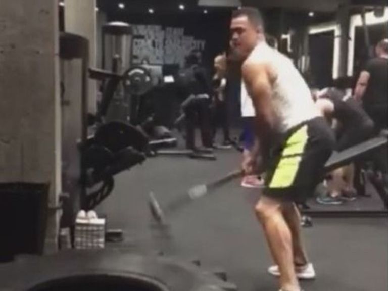 Watch: Giancarlo Stanton Shows Off 9-Step Workout for Core, Glutes