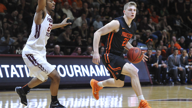 Princeton's Caruso out for season with toe injury