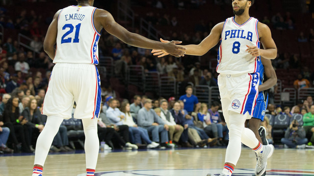Embiid unhappy with 76ers' defensive effort when he plays with Okafor