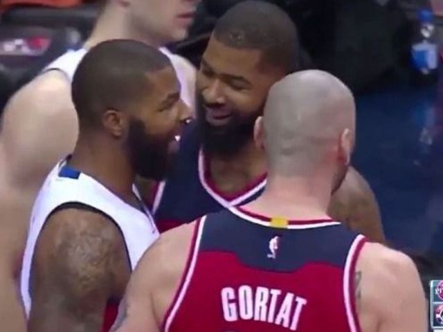 Markieff Morris sends twin Marcus tumbling on rejection