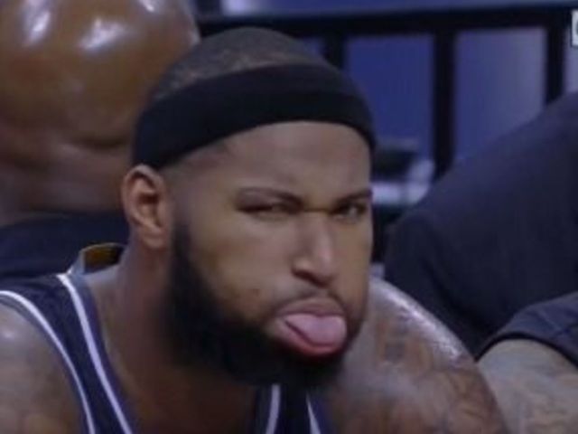 Cousins makes faces at camera after fouling out