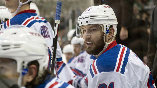 Rick Nash set for return after 8-game absence