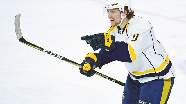 Predators' Forsberg finally starting to find the back of the net