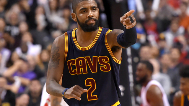 Watch: Irving freezes Dubs' defense with tricky dribble before dropping dime