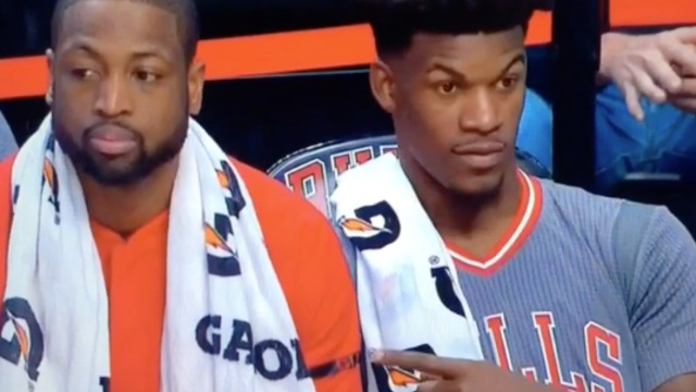 Gabrielle Union takes exception to Butler, Wade bench antics