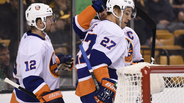 Watch: Rask-Marchand mix-up gifts easy goal to Islanders' Lee