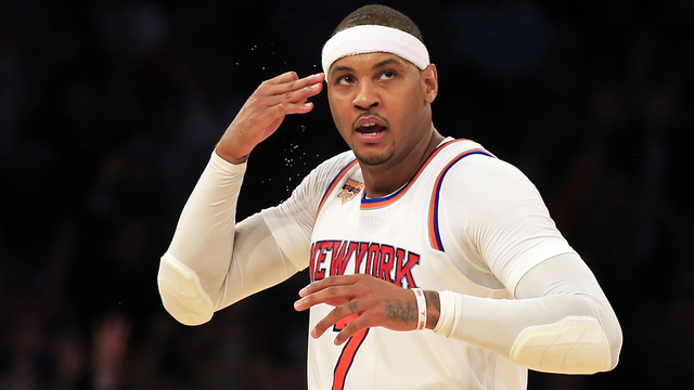 Carmelo, O'Quinn ejected during Knicks meltdown