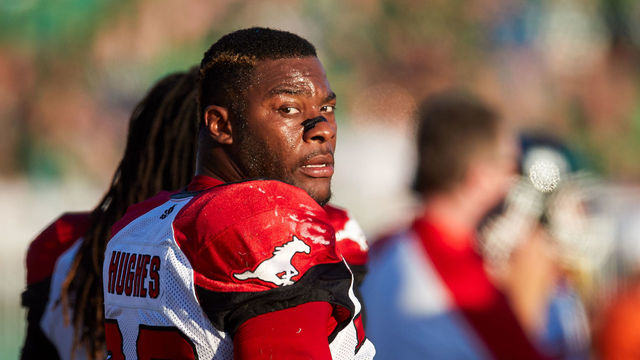 Stampeders agree to 2-year extension with Charleston Hughes