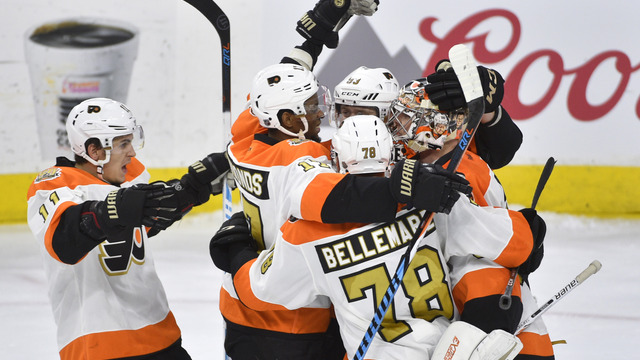 Flyers take 1st meeting with Capitals in shootout