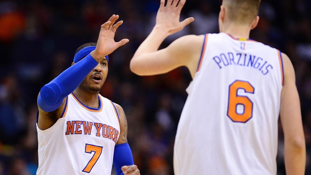 Porzingis likes the triangle, but everyone needs to buy in