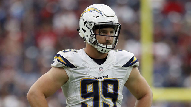 Report: Chargers' Bosa still week to week after visiting foot specialist