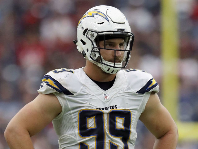 Chargers' Bosa sets NFL record for most sacks through first 20 games