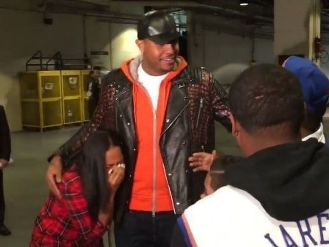 Melo plays Santa by gifting car to ill teenager