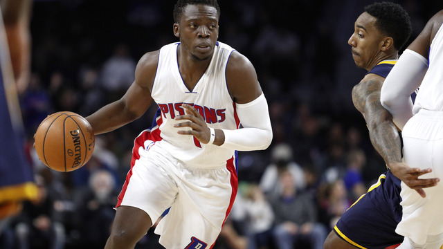 Watch: Pistons' Jackson beats Greek Freak for left-handed jam