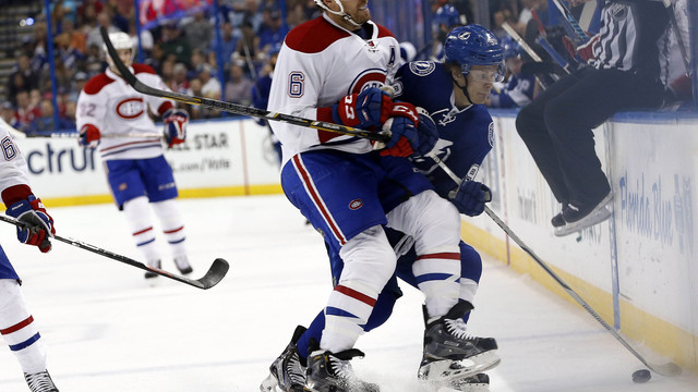 Watch: Weber rocks Namestnikov with thunderous hit