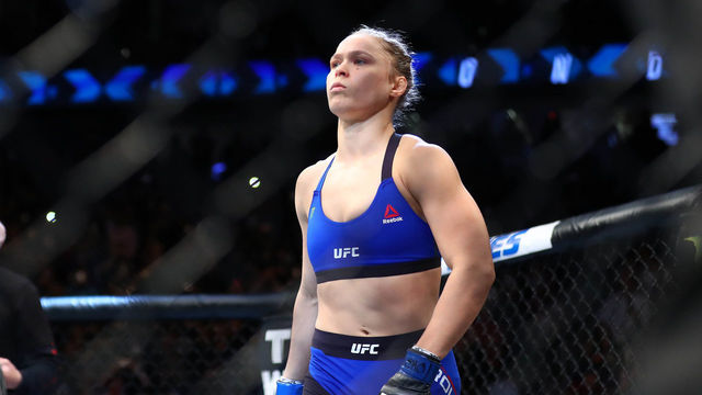 Rousey teases potential wrestling foray in WWE appearance