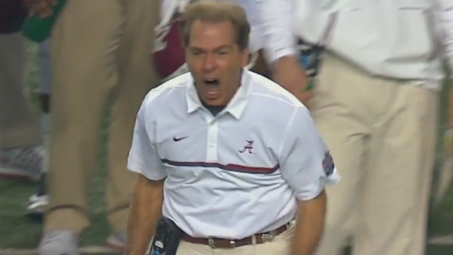 Quiz: Why is Nick Saban so angry?