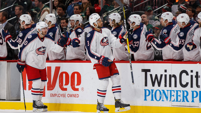 Blue Jackets beat Wild to extend win streak to 15 games