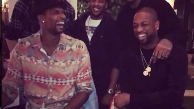 Wade, Bosh, Haslem, Chalmers reunite for New Year's Eve