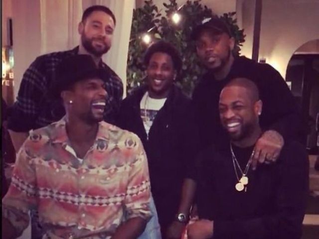 Wade, Bosh, Haslem, Chalmers reunite for New Year's Eve