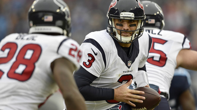 Report: Texans expected to make Savage starting QB after Romo retires