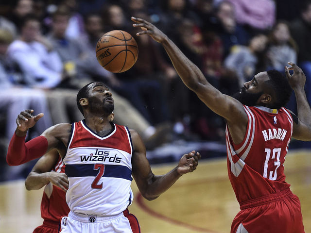 Harden, Wall named NBA Players of Month