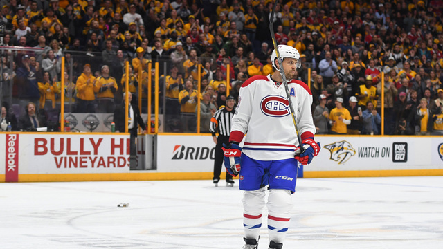 Watch: Weber unloads top-corner wrister in return to Nashville