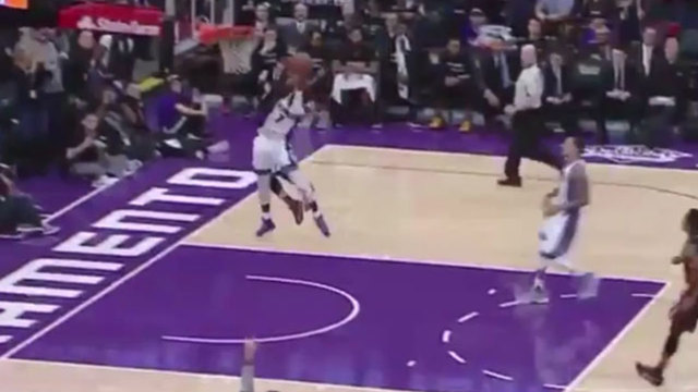 Heat's Tyler Johnson beats Kings with game-saving block, 3-point play