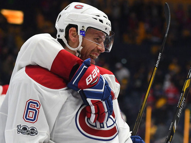 List of Shea Weber's shot victims is very, very long