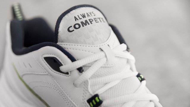 Pete Carroll's new Nike Air Monarchs feature his 'Always Compete' mantra