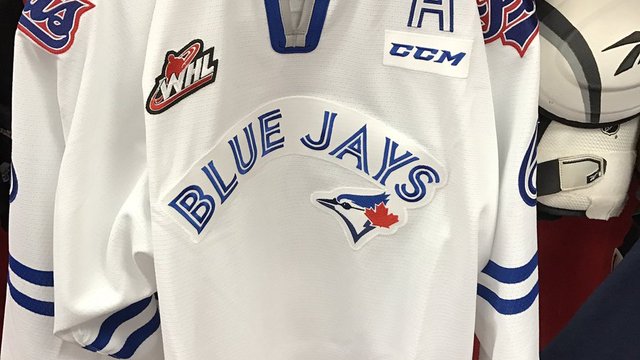 Junior hockey team dons special Blue Jays-themed jerseys