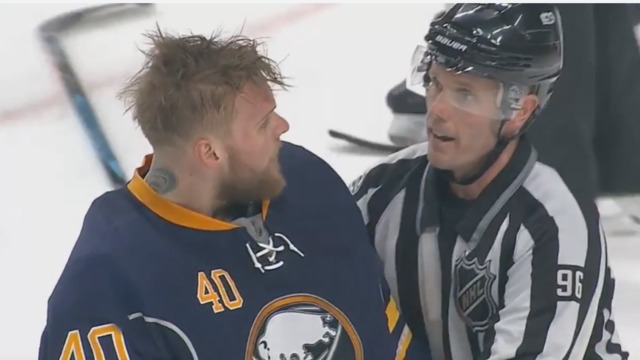 Watch: Byfuglien goes after Lehner as Jets, Sabres brawl again at final buzzer