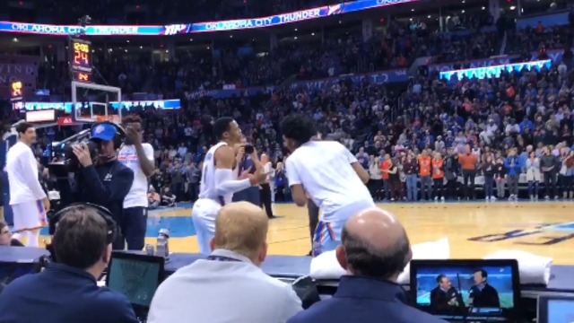 Payne's return means pregame dance routine with Westbrook is back
