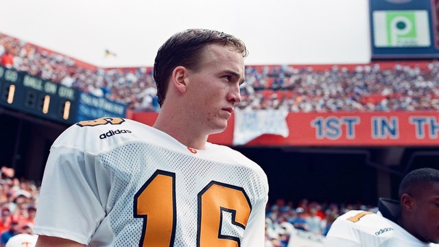 Peyton Manning once drove through the night to recruit Randy Moss for UT