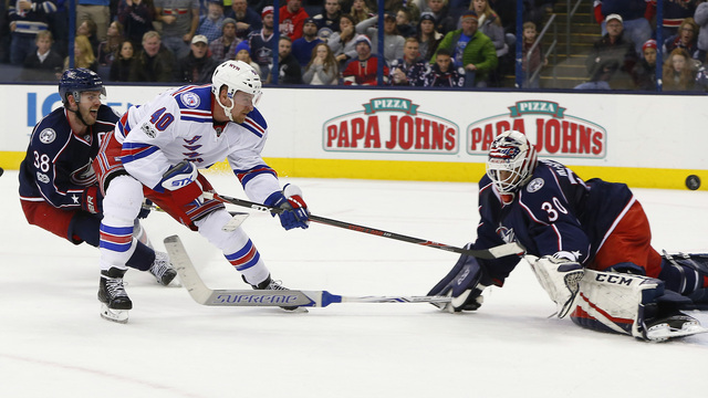 Scoring change gives Grabner hat trick vs. Blue Jackets