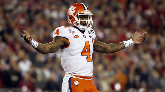 Swinney: Browns passing on Watson is like passing on Michael Jordan