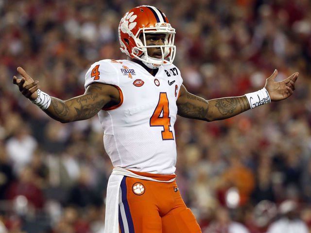 Swinney: Browns passing on Watson is like passing on Michael Jordan