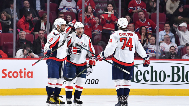Watch: Ovechkin ties 'Rocket' Richard with goal No. 544, scored in Montreal