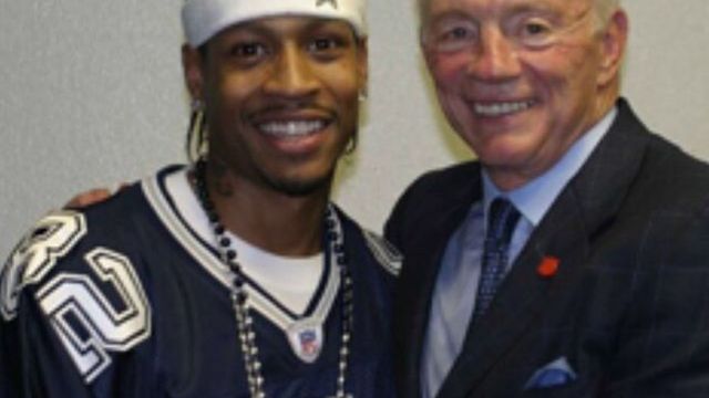 Iverson flaunts his love for Cowboys