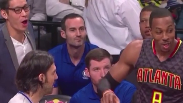 Watch: Dwight Howard leaves Jeremy Lin hanging