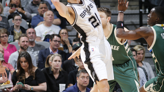 Watch: Bucks escape as Ginobili's game-winning attempt hits side backboard