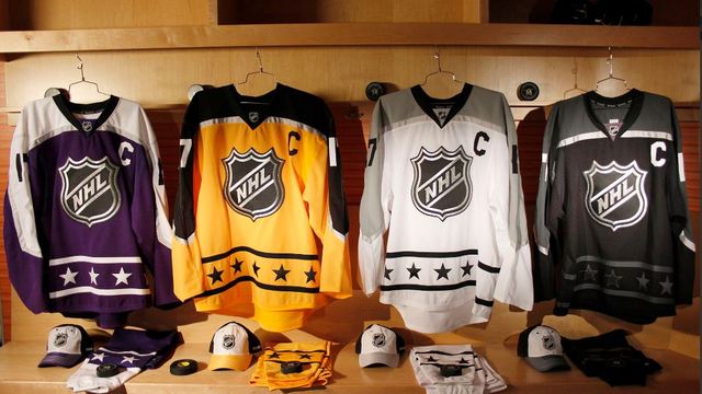 NHL unveils All-Star Game jerseys