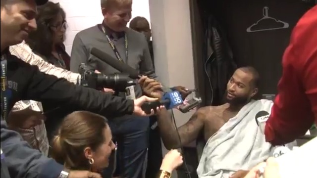 Boogie turns tables on reporters, asks if they want him to stay with Kings